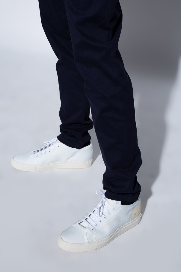 Common projects white discount tournament low sneakers